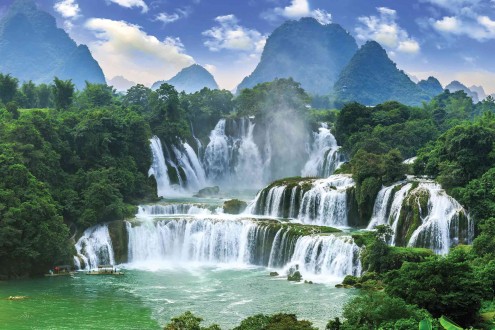 Fotomural Ban Gioc Waterfall 2 A08-M871-4 Fotomural Ban Gioc Waterfall 2 A08-M871-4