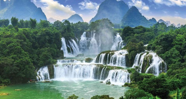 Fotomural Ban Gioc Waterfall 2 A08-M871-5 Fotomural Ban Gioc Waterfall 2 A08-M871-5