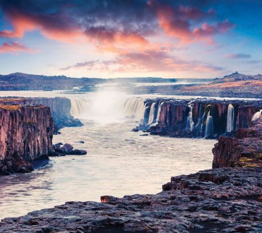 Fotomural Iceland Cliff