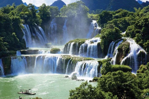 Fotomural Ban Gioc Waterfall