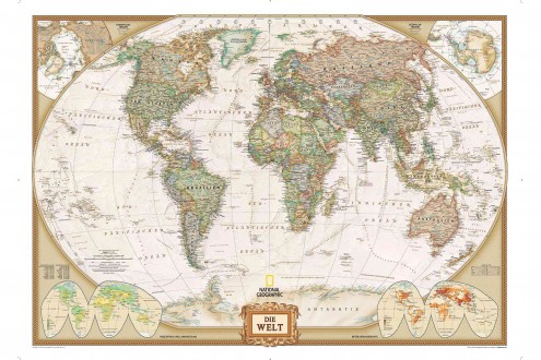 Fotomural German World Map A08-M900-4 Fotomural German World Map A08-M900-4