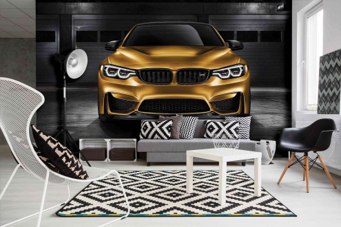 Fotomural BMW Gold