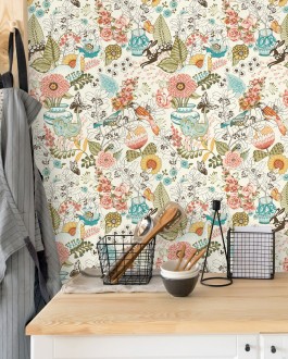 Papel pintado Lurson Nora Bloom